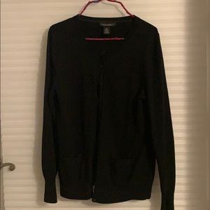 Classic black cardigan